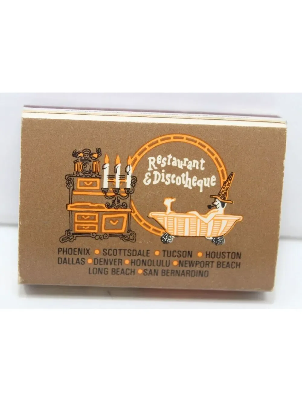 VTG Matchbook The Original Bobby Mcgees Conglomeration Restaurant & Discotheque